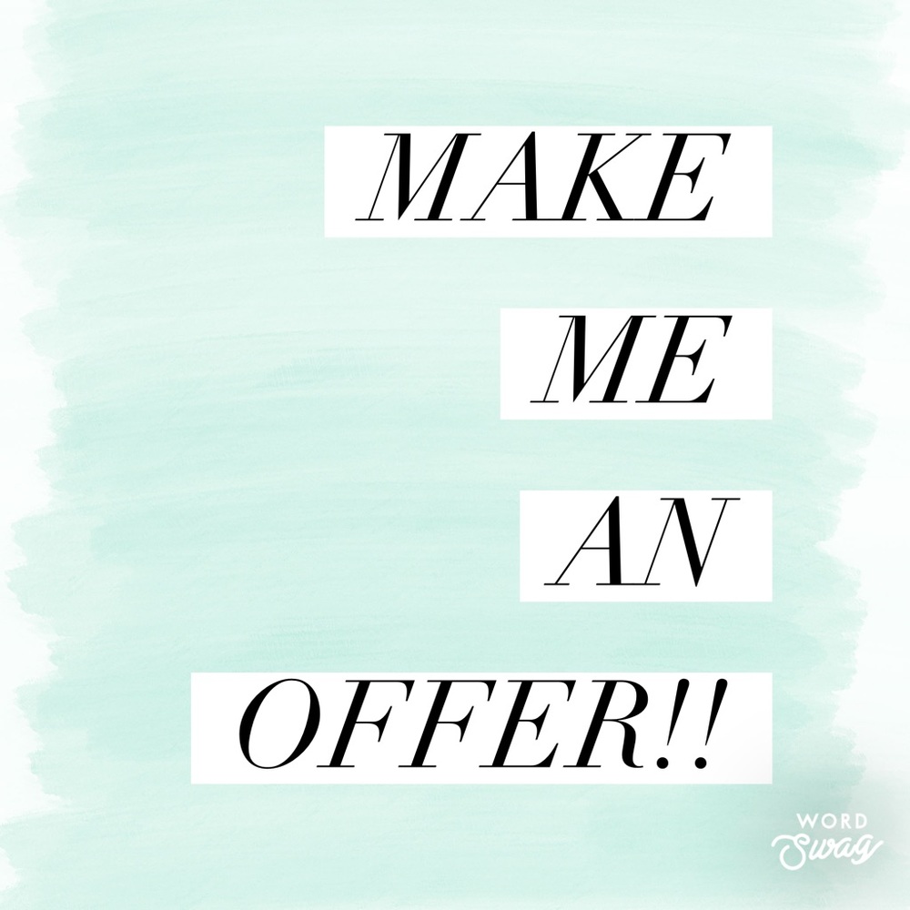 Make me an offer!